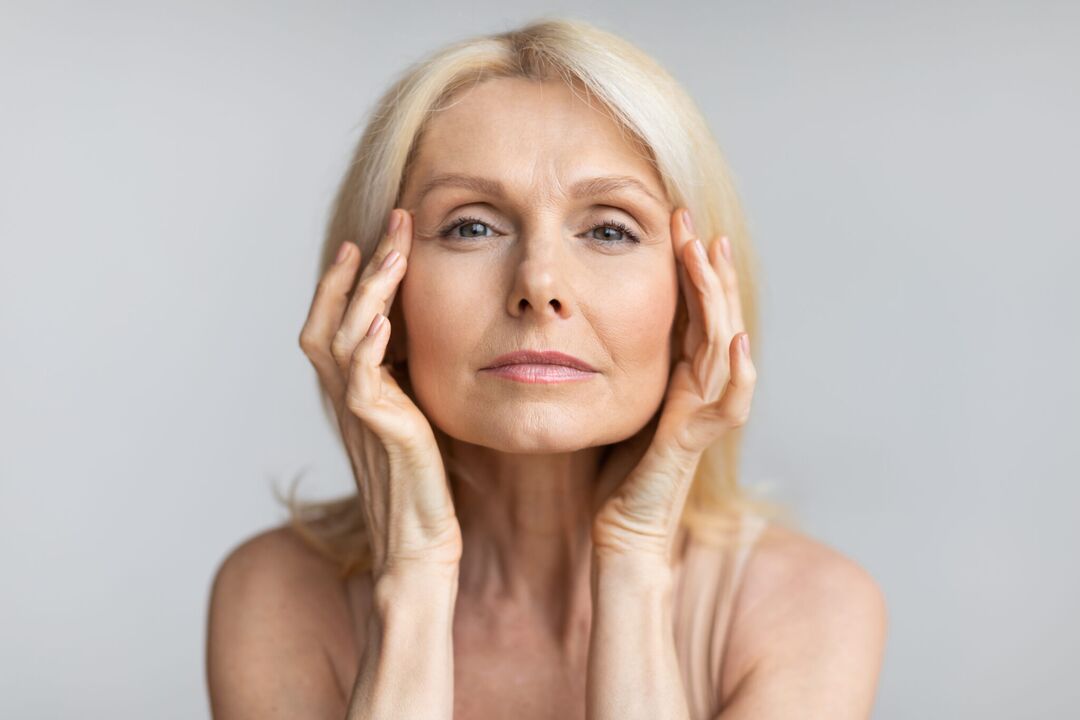 Rides sur la peau du visage et son élimination par la crème Eudalie